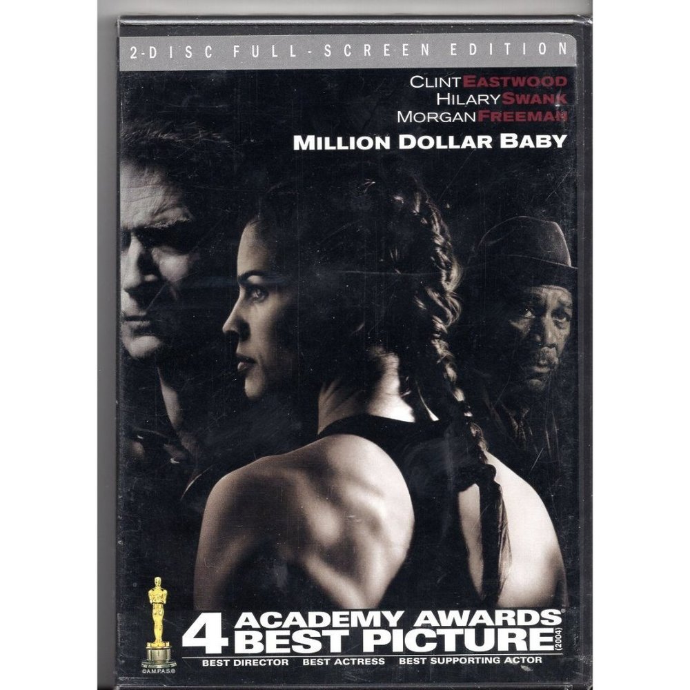 MILLION DOLLAR BABY DVD, 4 ACADEMY AWARDS inc BEST PICTURE, BRAND-NEW, SEALED